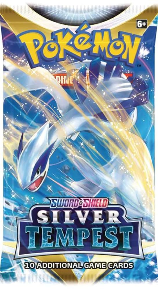 Pokemon TCG: Silver Tempest 1 x Booster Pack - Sword & Shield - Trading Card Game