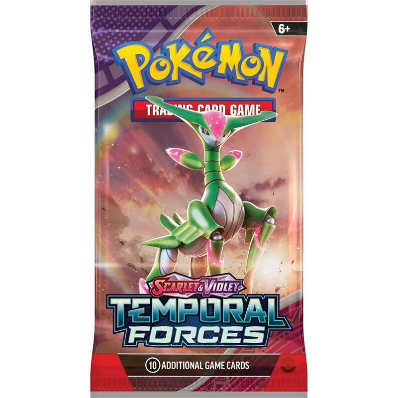 Pokémon TCG: Temporal Forces 1 x Booster Pack - 10 Additional Game Cards - Scarlet & Violet Series