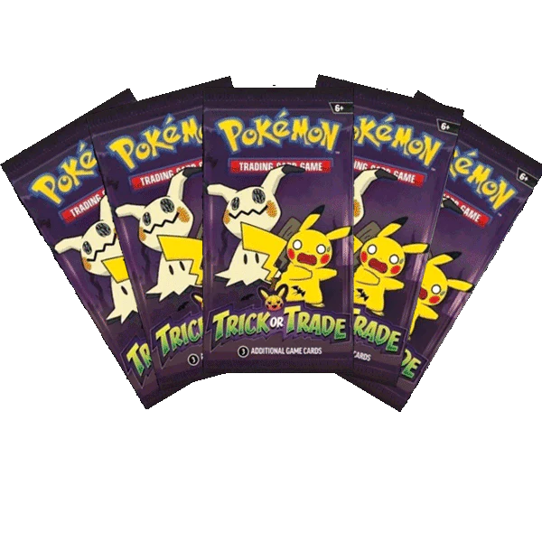 Pokémon TCG Trick or Trade 2023 - 1 x Booster Pack with 3 Additional Cards Halloween Edition Trading Card Game