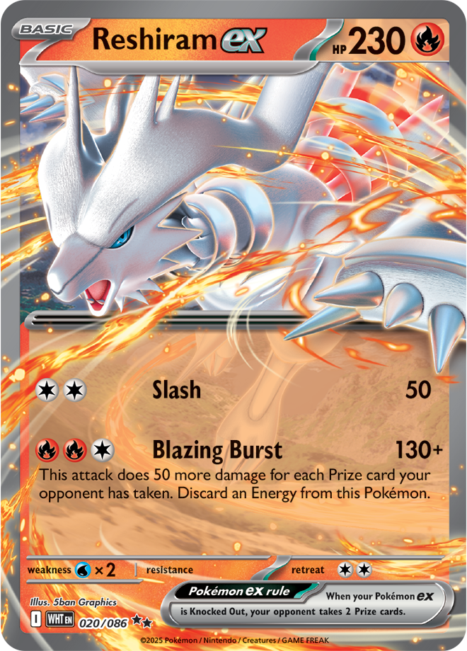 Pokemon TCG White Flare 1 x Booster Pack NEW SEALED