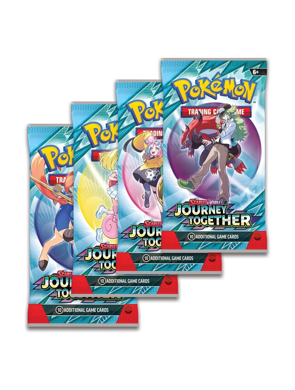 Pokemon TCG: Journey Together 1 x Booster Pack - Scarlet & Violet - Trading Card Game