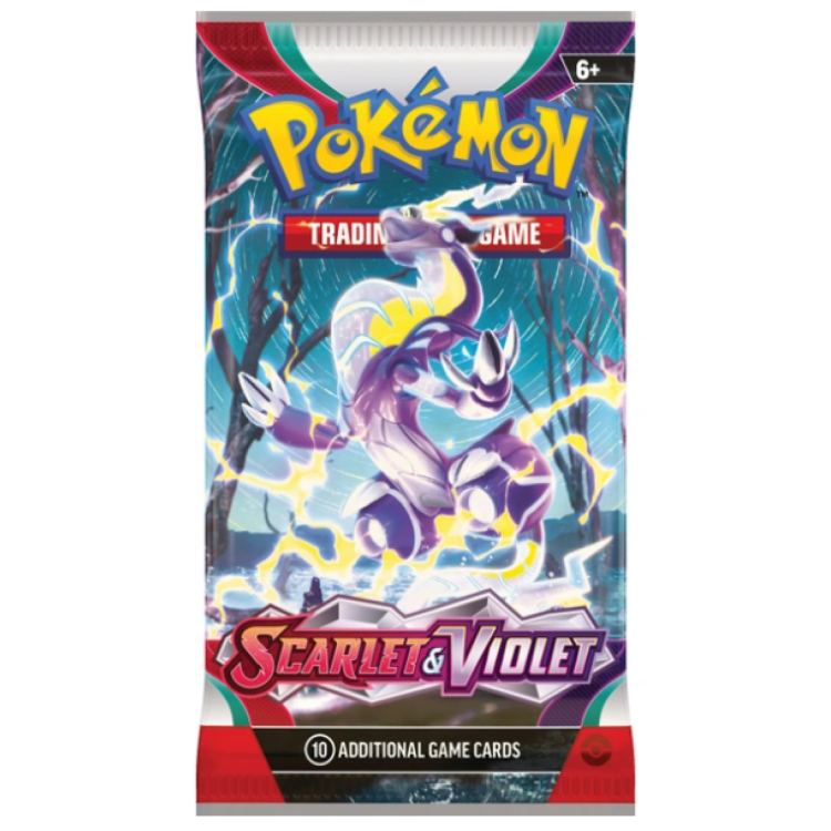 Pokémon TCG: Scarlet & Violet 1 x Booster Pack - 10 Additional Game Cards for Collectors