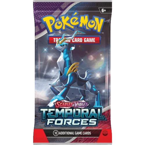 Pokémon TCG: Temporal Forces 1 x Booster Pack - 10 Additional Game Cards - Scarlet & Violet Series