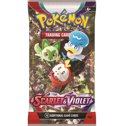 Pokémon TCG: Scarlet & Violet 1 x Booster Pack - 10 Additional Game Cards for Collectors