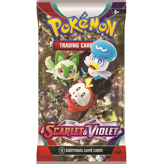 Pokémon TCG: Scarlet & Violet 1 x Booster Pack - 10 Additional Game Cards for Collectors