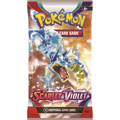 Pokémon TCG: Scarlet & Violet 1 x Booster Pack - 10 Additional Game Cards for Collectors