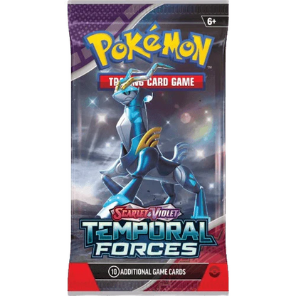 Pokémon TCG: Temporal Forces 1 x Booster Pack - 10 Additional Game Cards - Scarlet & Violet Series